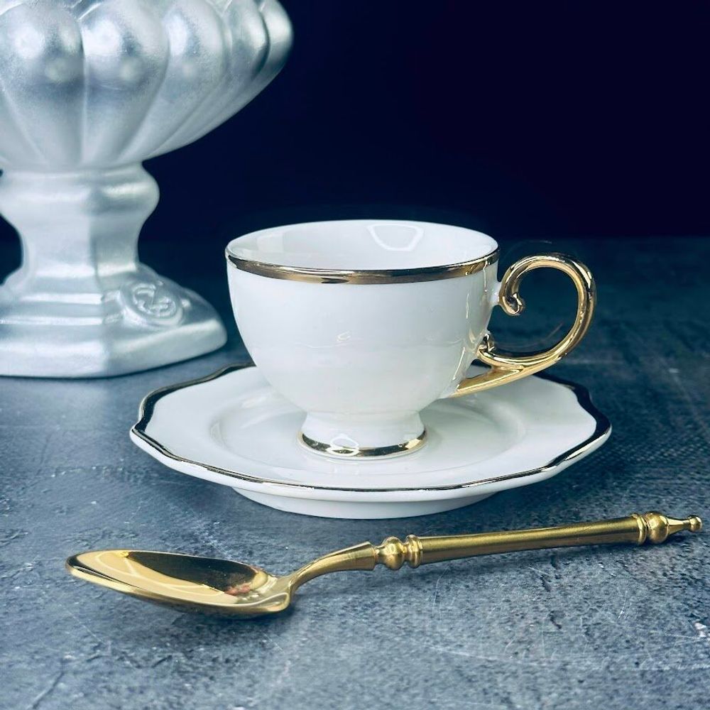 Lenardi 666-380 Кофейный набор 12пр. 140 мл в под.уп.(х8)Фарфор