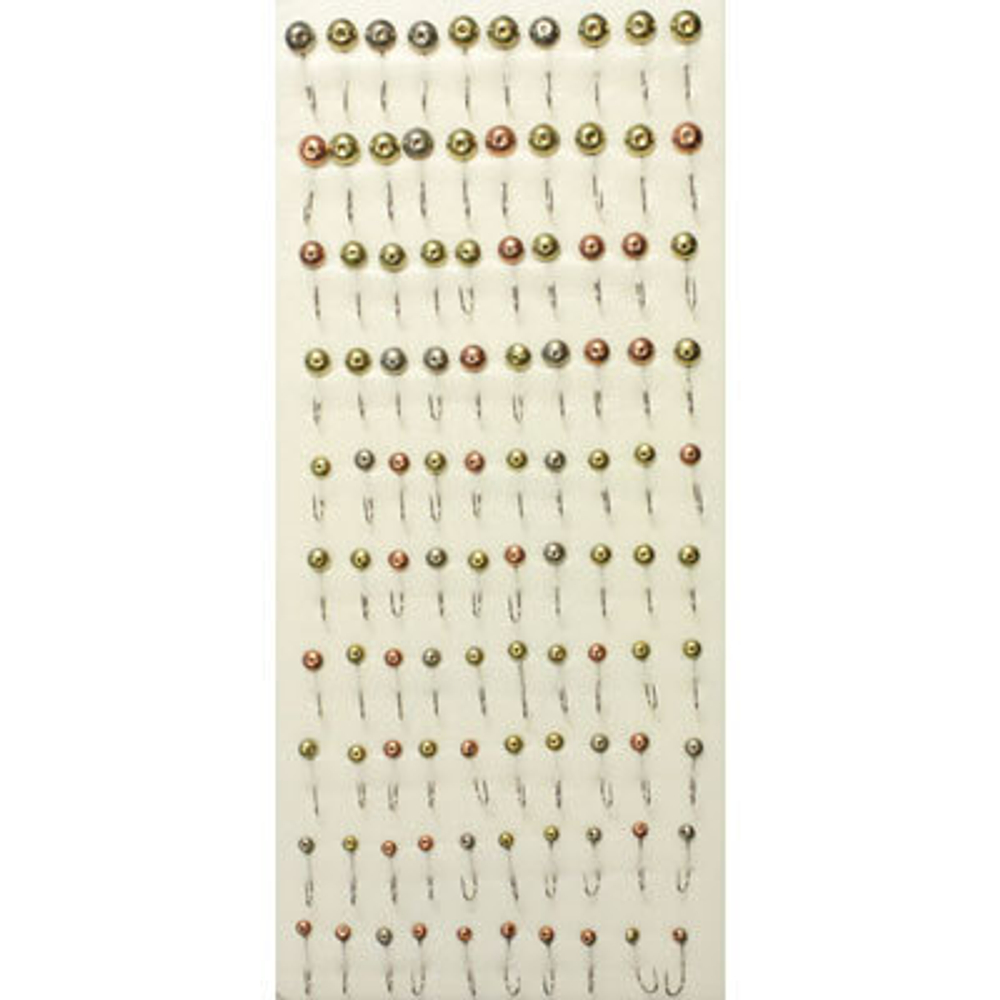 Мормышка металлическая паяная №36, крючок №10