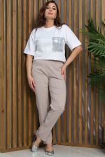Брюки Бланж (бежевые) Б13391-18М LT Collection