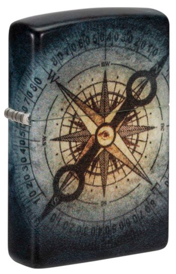 Зажигалка Zippo Compass Ghost с покрытием Glow In The Dark Green (48562)