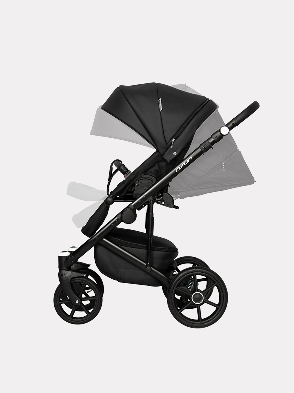 Коляска  OZON (3 в 1) (RIKO BASIC) 06 черный