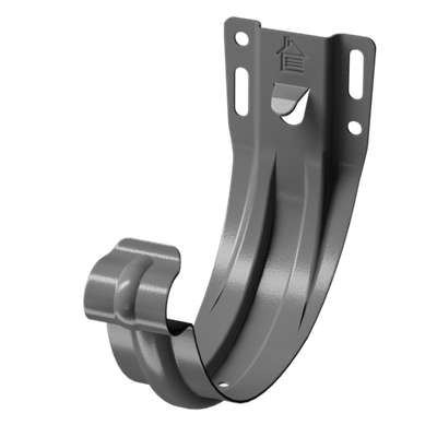 Кронштейн желоба карнизный штампованный Stal Premium, графит