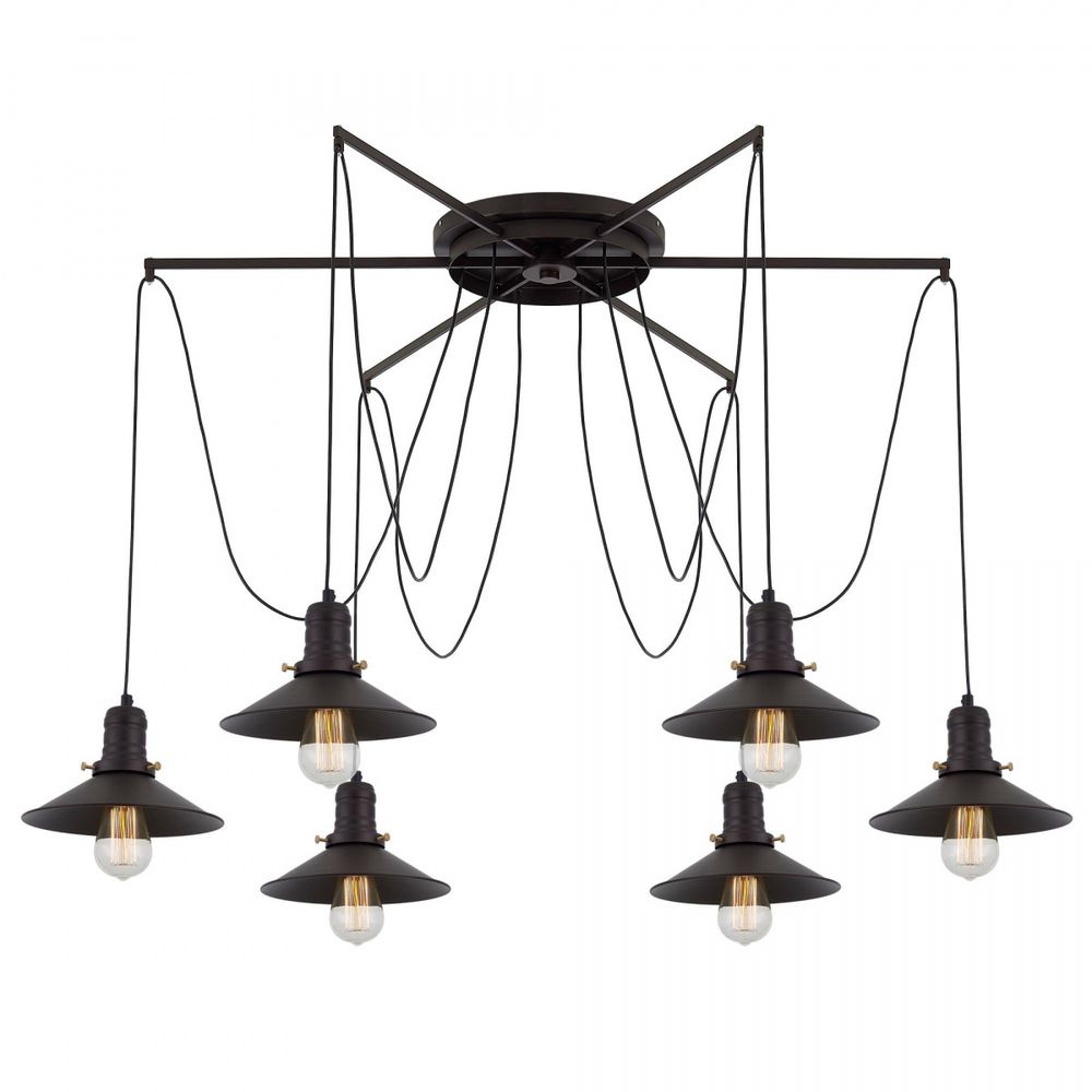 Citilux Эдисон CL451262 Люстра паук Венге