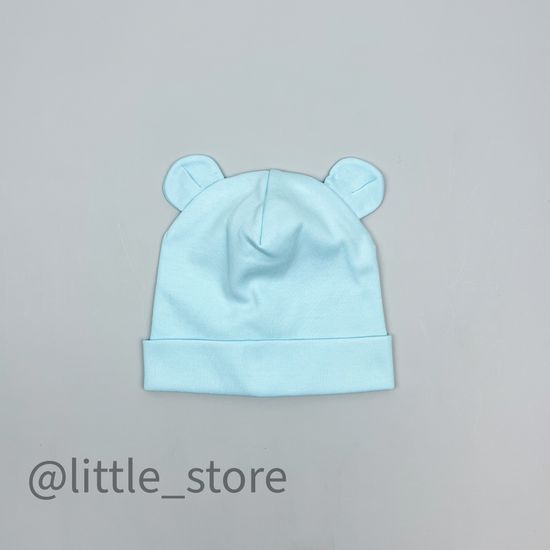 Шапочка двухслойная "Веселое сафари" голубая вода