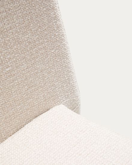 Штабелируемый стул Loria из бежевого шенилла