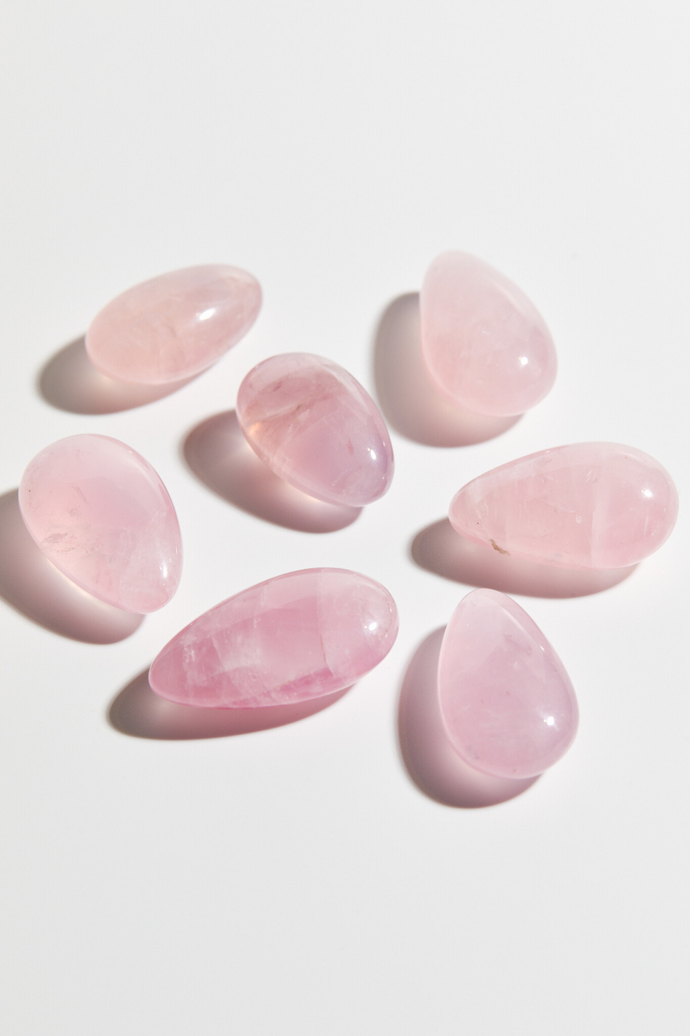 Розовый кварц капля