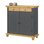 Комод Хельсинки в прихожую для обуви и вещей из сосны