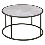 Набор столиков журнальных hans, D60 см и D80 см, серые