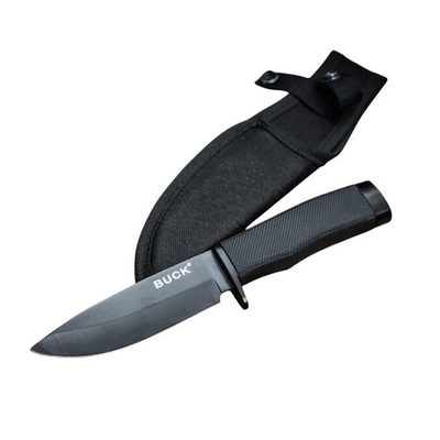 Нож разделочный BUCK (черн. с упором) BH-KB03