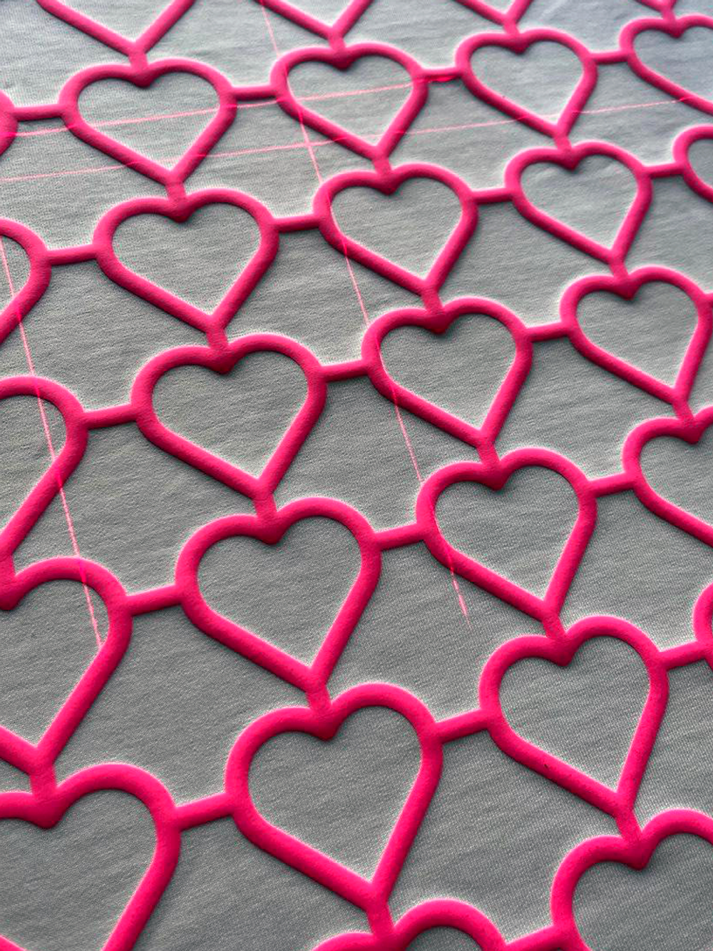 Термопленка Полиуретановая Объемная Ю.Корея (розовый неон)