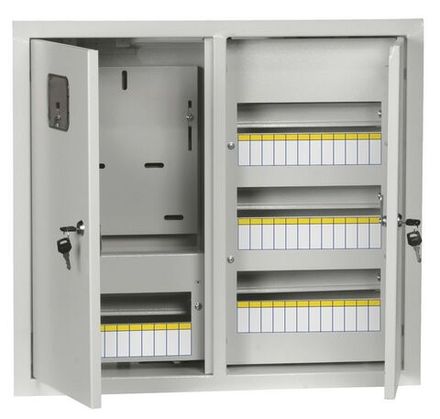 Корпус ЩУРв-3/48 TITAN 550х610х165мм IP31 метал. IEK MKM35-V-48-31-ZO