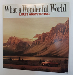 Винтажная виниловая пластинка LP Louis Armstrong What A Wonderful World (Japan 1983) (No Obi)