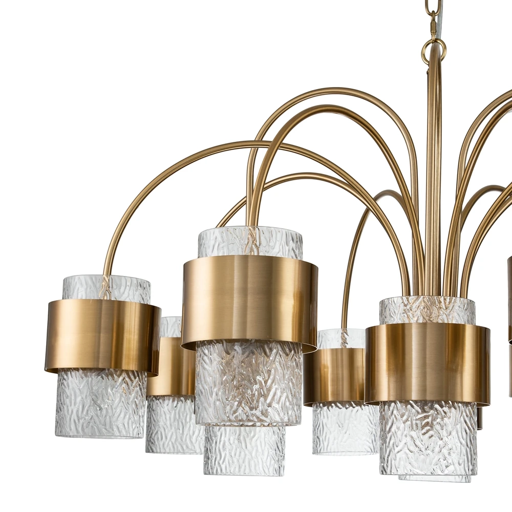 Подвесная люстра Indigo ELEGANZA 12019/A/12P Brass V000324