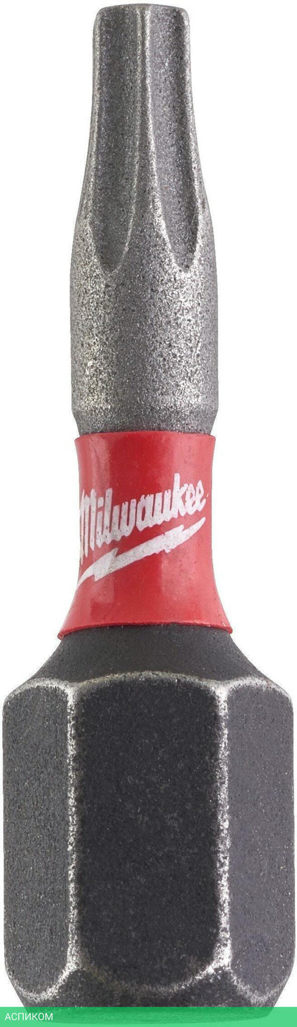 Бита Milwaukee Shockwave TX10 25мм 2шт (4932430871)