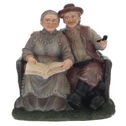 GAEM Фигурка декоративная "Бабушка с дедушкой", L16 W12 H17 см, 2в.
