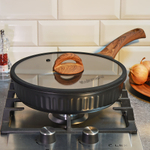 Сковорода 26см Ristretto Stella, а/пр литая со стеклянной крышкой