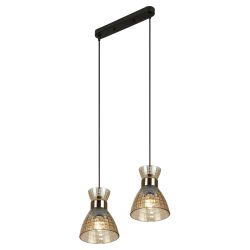 Светильник подвесной (подвес) Rivoli Iris 9186-302 2хЕ27 60 Вт модерн | Rivoli