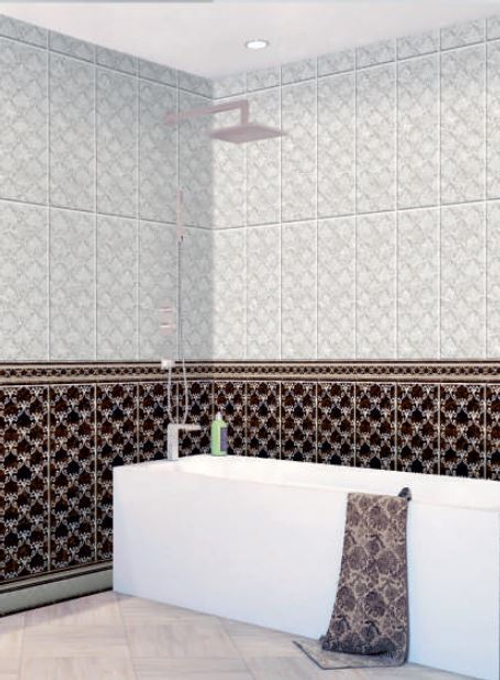 Панель ПВХ фотопечать с глиттером Версаль 2700х250мм