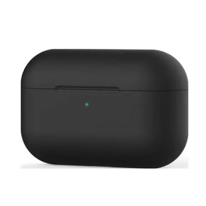 Чехол для наушников Airpods Pro Silicone Case Black