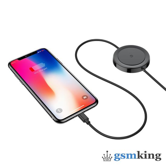 Baseus iP Cable Wireless Charger Black WXCA-01