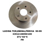 ТОРМОЗНЫЕ ДИСКИ PREVIA TCR10,TCR20 1992-1999 (ABS)