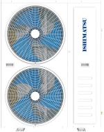 Полупромышленная сплит система ISHIMATSU AKN48K2 колонного типа