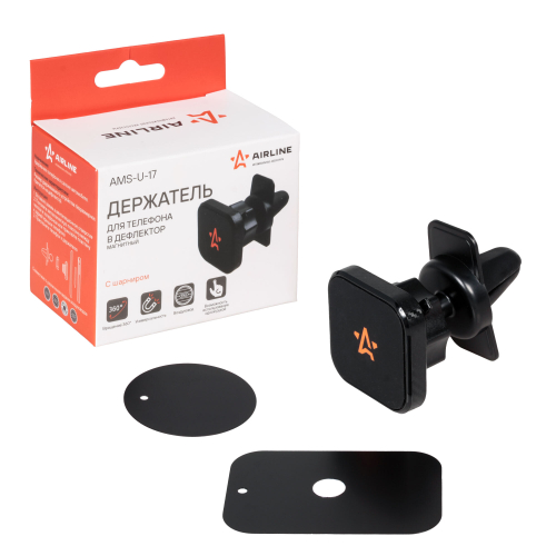 Держатель телефона Airline на дефлектор магнитный с шарниром