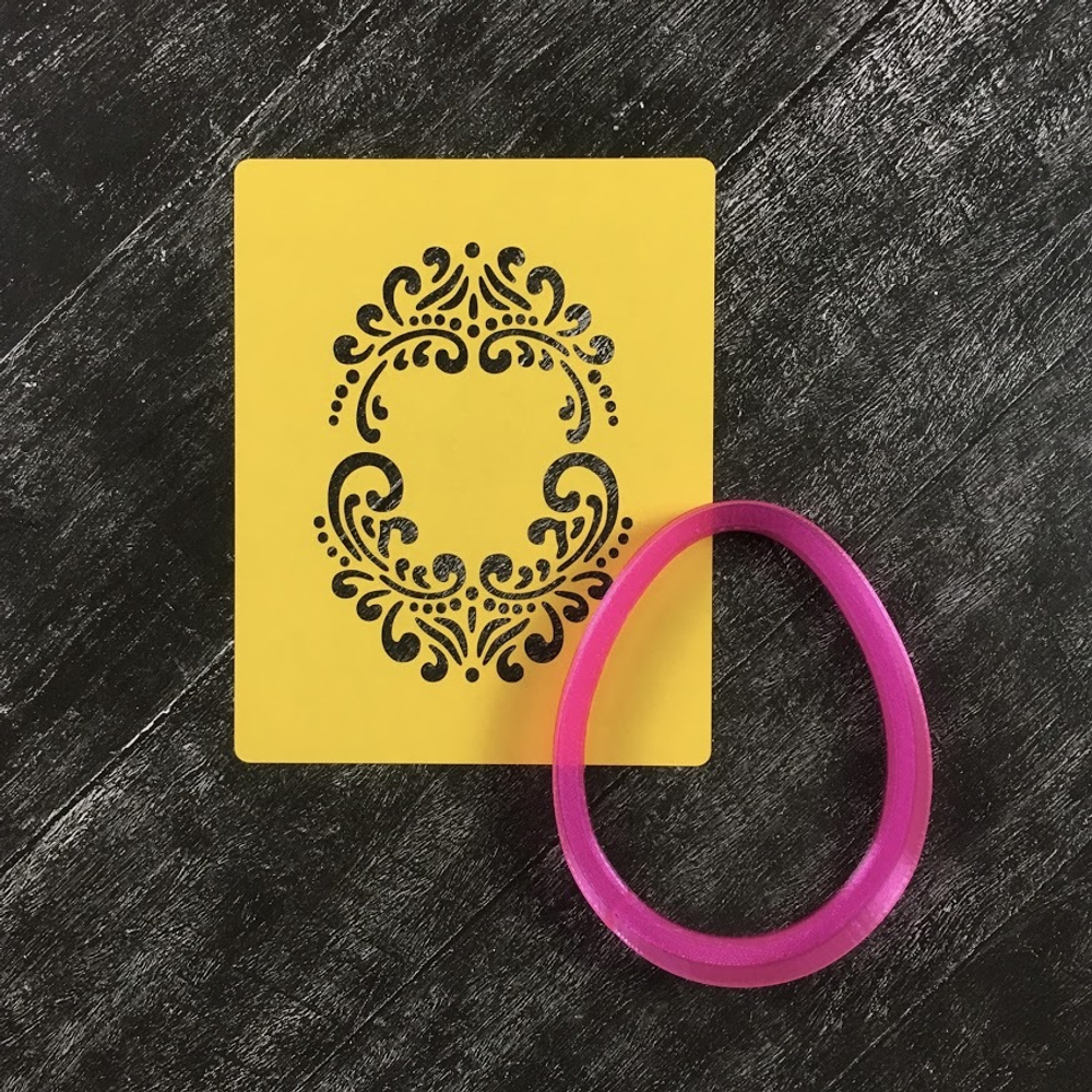 Трафарет Пасхальный №31 яйцо