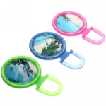 Зеркало косметическое « Классика», круглое с подставочкой, цвет в ассортименте, d-6.5см (Стикер на минивложение 40шт)