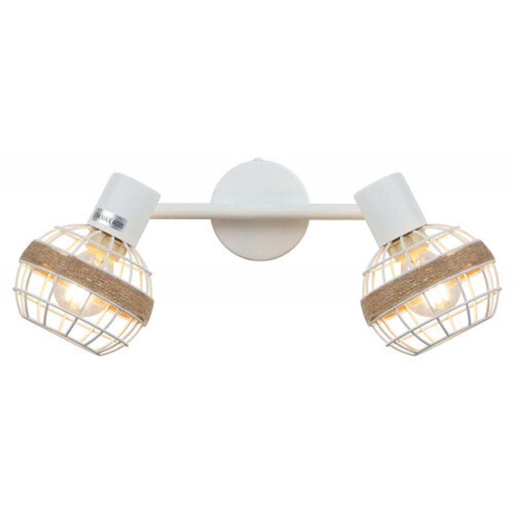 Светильник настенно-потолочный спот Rivoli Anselma 7034-702 2 x E14 40 Вт поворотный