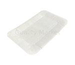 Тарелка бум 13*20 прямоуг.бел.толщ-45мм 100шт/уп