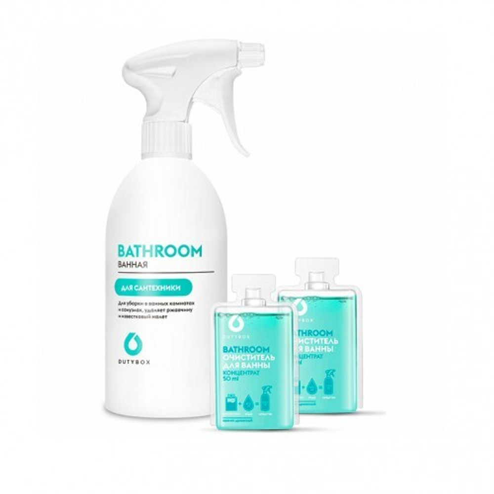 GraSS Очиститель сантехники GraSS Сет Bathroom концентрат (2штх50мл)