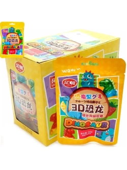 Мармелад фруктовый в форме динозавриков 23 г * 20 шт