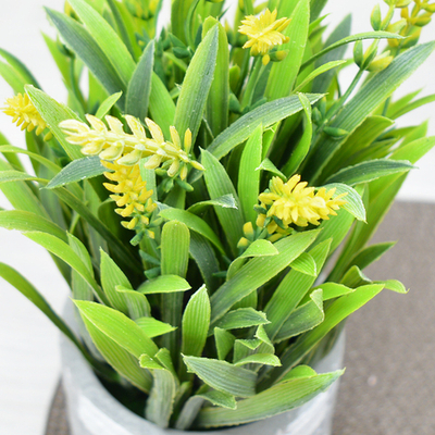 Цветы искусственные в кашпо, полистоун/PVC