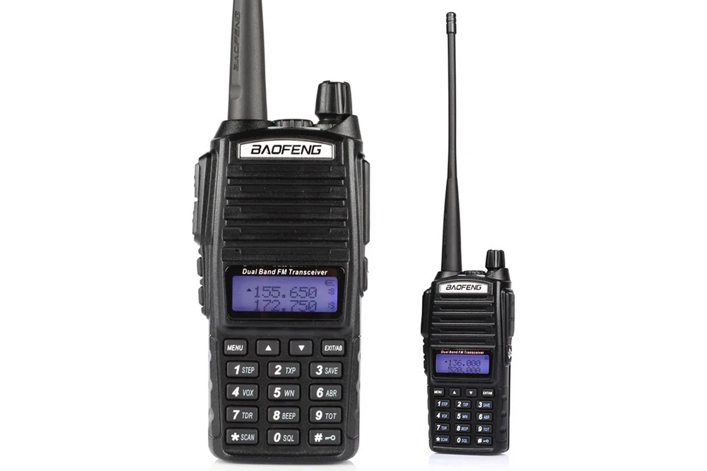 Радиостанция двусторонней связи Baofeng UV-82 2000мАч ( 136-174/400-520) МГц/ 128 кан./ 8 Вт