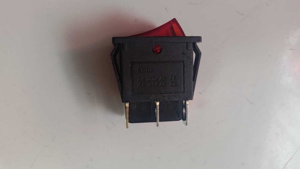 Кнопка двойная KN009 для водонагревателя Ariston (Аристон) - 65150778 (блок переключателей) 10A