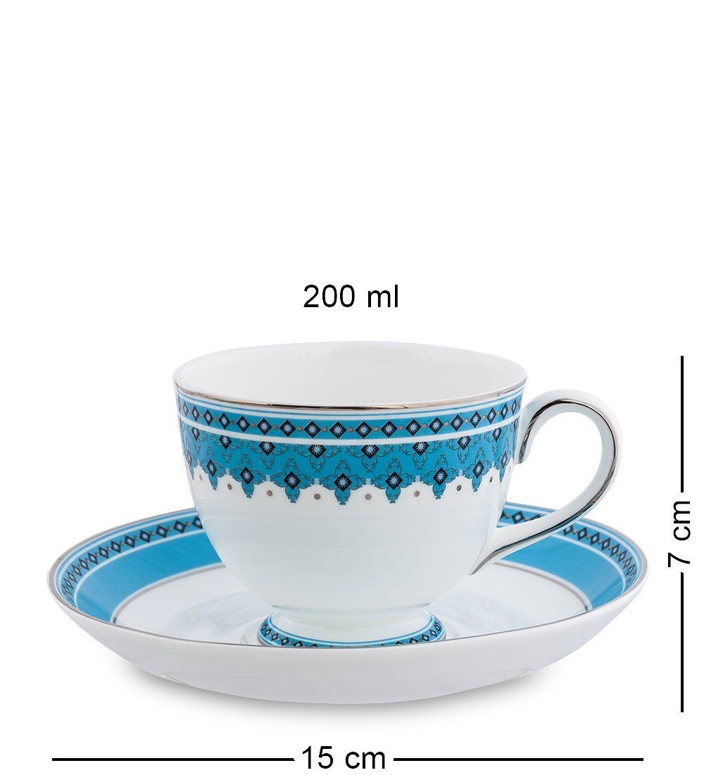 Pavone JK-191 Чайный сервиз 15 пр. на 6 перс. «Византия» (Band-E-Rumi  )