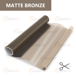 Пленка для окон декоративная MATTE BRONZE ControlTek, на отрез (ширина рулона 1,524 м.)