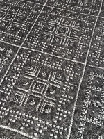 Оренбургский пуховый платок-паутинка А160-07 черный