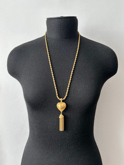 Кулон в виде сердца с кисточкой Sonia Rykiel