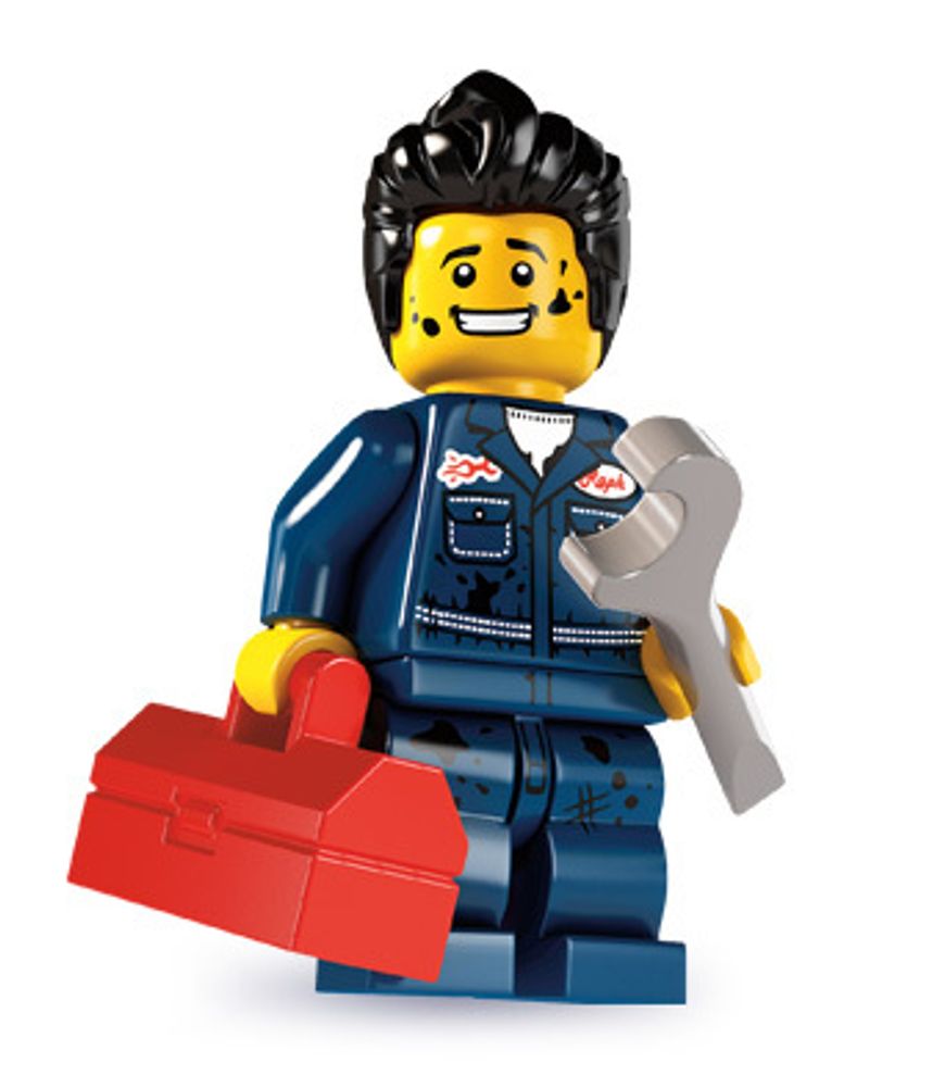 Минифигурка LEGO 8827 - 15 Механик