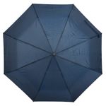 Ветроустойчивый складной зонт-автомат PLOPP Тёмно-синий
