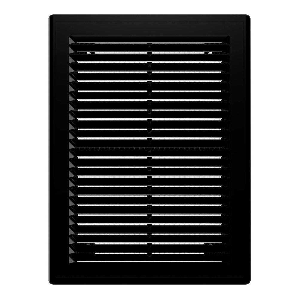 Решетка вентиляционная Р сетка разъемная 150х200 пластик Black ERA