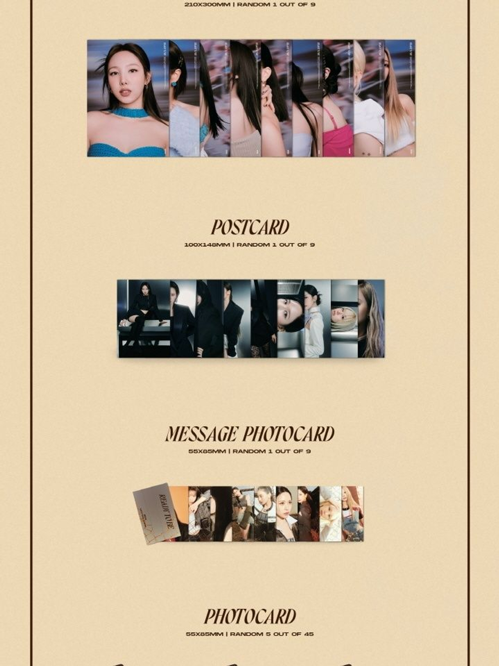 Альбом TWICE - READY TO BE 12th Mini Album RANDOM Version