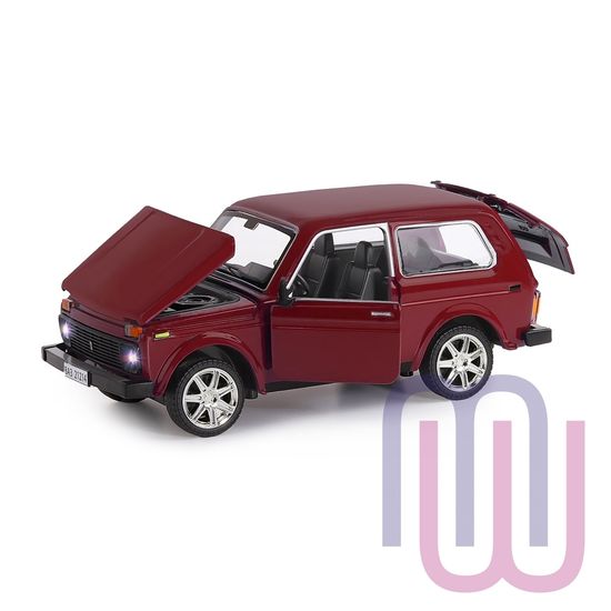 МОДЕЛЬ МАШИНЫ 1/22 ВАЗ 21214 БОРДОВЫЙ