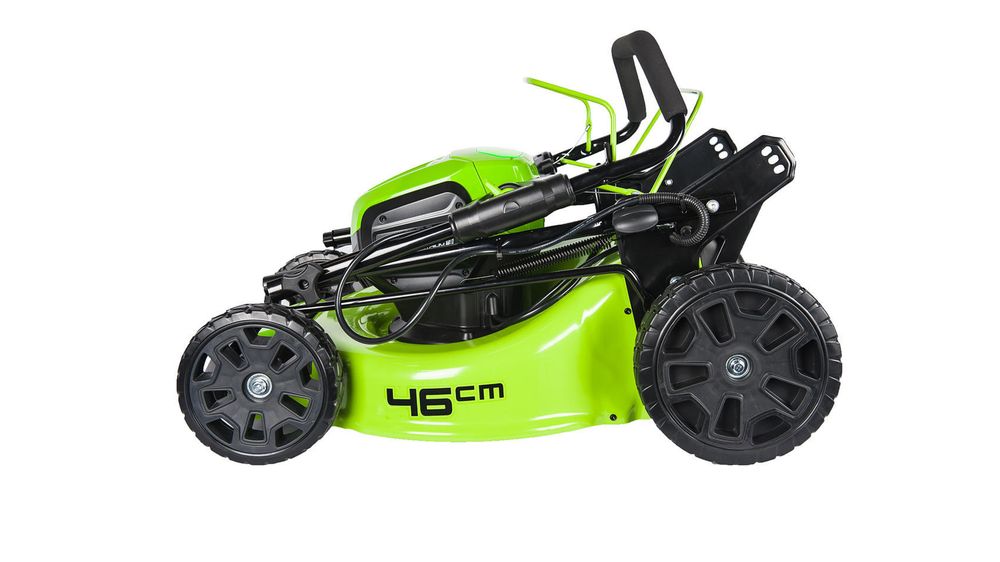 Аккумуляторная газонокосилка Greenworks GD60LM46SPК5, 60v, 46 см, АКБ 5 А·ч и ЗУ