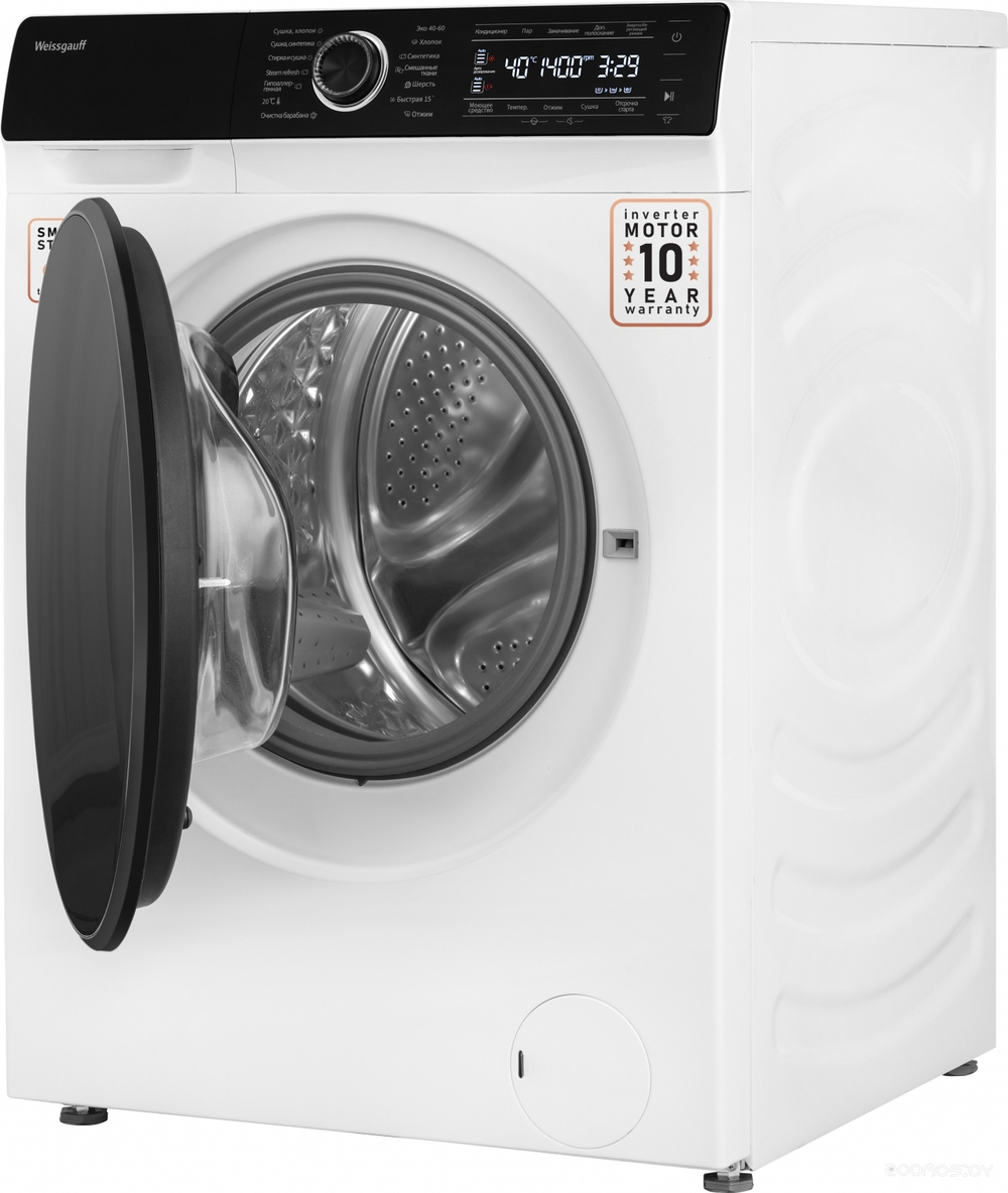 Стирально-сушильная машина WEISSGAUFF WMD 6016 DC Inverter Steam