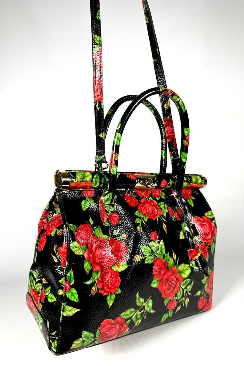 Сумка-саквояж Fiore с навесным замком