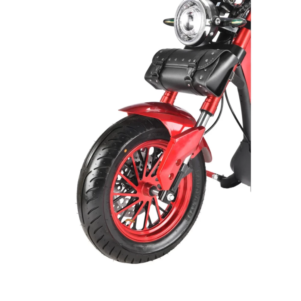 Электроскутер Citycoco WHITE SIBERIA Wild Wheel 3950W Красный