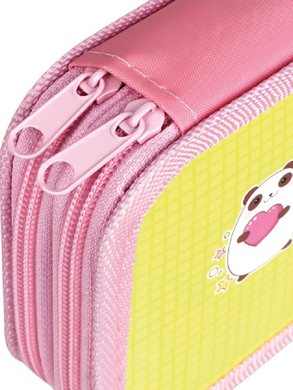 Пенал 2 отделения, 190x105 ArtSpace (Cute Pandas), ламинированный картон, в пакете